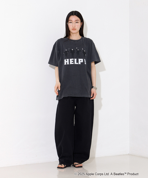GOOD ROCK SPEED(グッドロックスピード)の「【GOOD ROCK SPEED】 Beatles Help Tシャツ(Tシャツ/カットソー・レディース・チャコールグレー・フリー)」の10枚目の写真