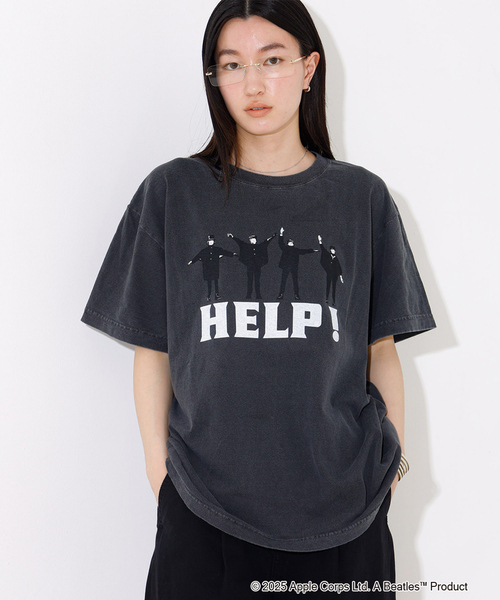 GOOD ROCK SPEED(グッドロックスピード)の「【GOOD ROCK SPEED】 Beatles Help Tシャツ(Tシャツ/カットソー・レディース・チャコールグレー・フリー)」の11枚目の写真