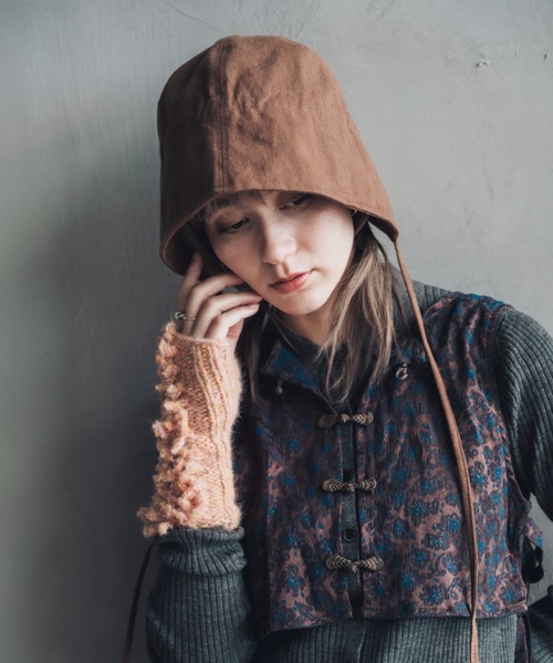 ORIENT MILLINERY（オリエント ミリナリー）の「BONNET【ﾎﾞﾈ】（ハット・レディース・ブラック/キナリ/ブルー/ブラック系その他/ブラウン・FREE）」の4枚目の写真