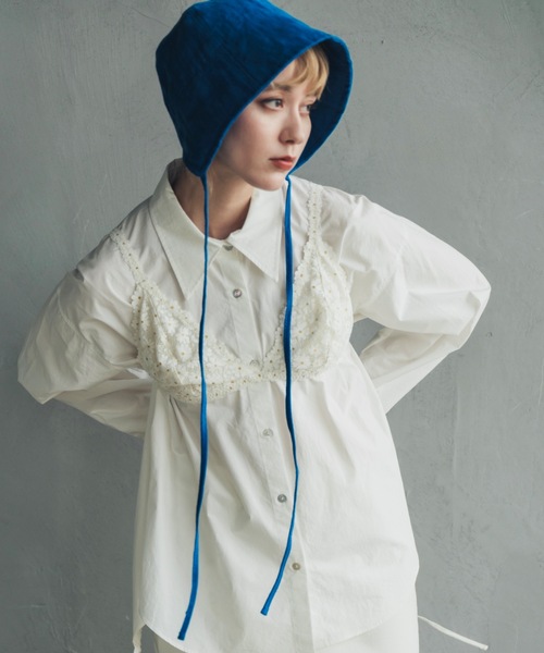 ORIENT MILLINERY（オリエント ミリナリー）の「BONNET【ﾎﾞﾈ】（ハット・レディース・ブラック/キナリ/ブルー/ブラック系その他/ブラウン・FREE）」の5枚目の写真