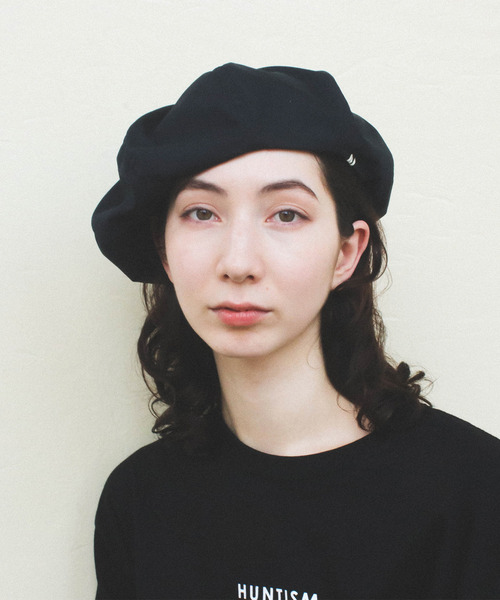 HUNTISM(ハンティズム)の「HUNTISM ハンティズム / 8Panel Beret 8パネルベレー帽 / htm251012(ハンチング/ベレー帽・メンズ・ブラック/グレー・FREE)」の1枚目の写真