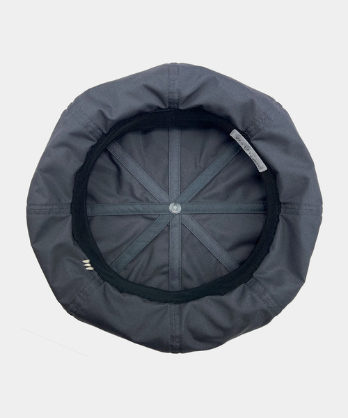 HUNTISM(ハンティズム)の「HUNTISM ハンティズム / 8Panel Beret 8パネルベレー帽 / htm251012(ハンチング/ベレー帽・メンズ・ブラック/グレー・FREE)」の6枚目の写真