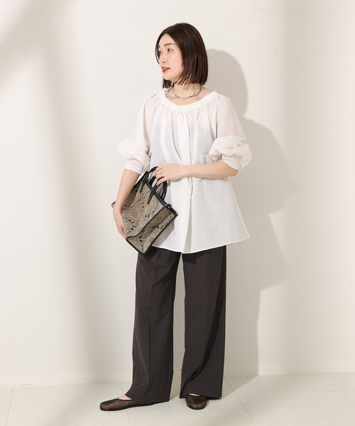 JOURNAL STANDARD L'ESSAGE｜《SP》カットワークレースブラウス