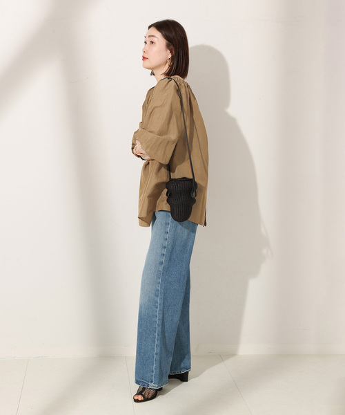 journal standard L'essage（ジャーナルスタンダードレサージュ）の「シアーリネンギャザーブラウス（シャツ/ブラウス・レディース・ブラック/ホワイト/ベージュ・FREE）」の20枚目の写真