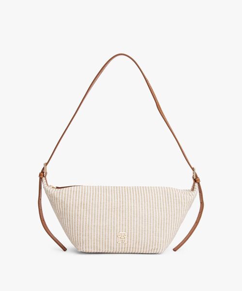 TOMMY HILFIGER（トミーヒルフィガー）の「プレミアムビーチスリングバッグ（ショルダーバッグ・レディース・ベージュ/グリーン・FREE）」の3枚目の写真