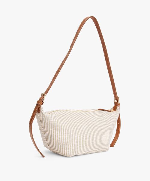 TOMMY HILFIGER（トミーヒルフィガー）の「プレミアムビーチスリングバッグ（ショルダーバッグ・レディース・ベージュ/グリーン・FREE）」の4枚目の写真