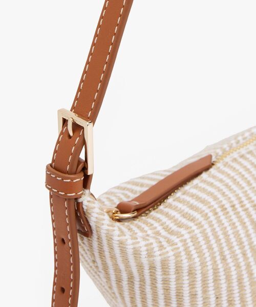 TOMMY HILFIGER（トミーヒルフィガー）の「プレミアムビーチスリングバッグ（ショルダーバッグ・レディース・ベージュ/グリーン・FREE）」の5枚目の写真