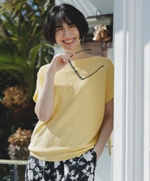 POLO BCS 半袖ニット きいろ 激安通販サイト 人気 POLO BCS 半袖ニット きいろ トップス