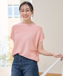 ラブティックボンボン ピンク トップス 　フレンチスリーブ フレンチスリーブ ピンク トップス 大きいサイズの方にも - メルカリ