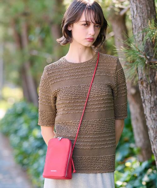 DRESSTERIOR（ドレステリア）の「【洗える/伸縮性】フリルジャージTシャツ（Tシャツ/カットソー・レディース・ブラウン系その他/ブラック/ホワイト・38/36/34）」の22枚目の写真