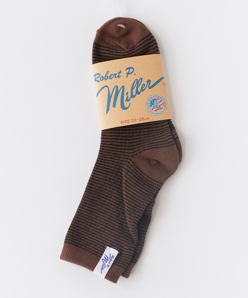 MILLER(ミラー)の「R.P.miller/ミラー マルチボーダーソックス 秋 秋服 2026年秋冬(ソックス/靴下・レディース・ホワイト系その他2/ホワイト系その他/ブルー/イエロー/ピンク/チャコール/ホワイト系その他3/ホワイト系その他4/グレー系/グリーン系/ブルー系/ブラック系1/ブルー系1/オレンジ系2/オレンジ系/オレンジ系1/グレー系1/ブラック系/ネイビー/レッド/ホワイト系その他5/ホワイト系その他6/グレー系2/グリーン系その他/レッド系その他/グリーン系その他2/ブラウン系その他・23-25)」の14枚目の写真