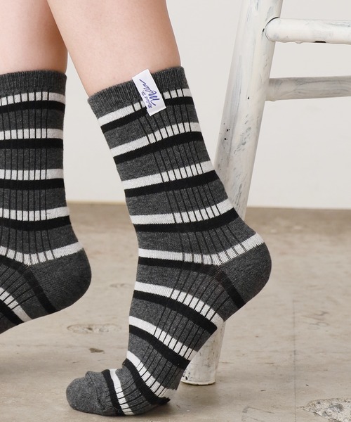 R.P.miller/ミラー マルチボーダーソックス（ソックス/靴下）｜MILLER