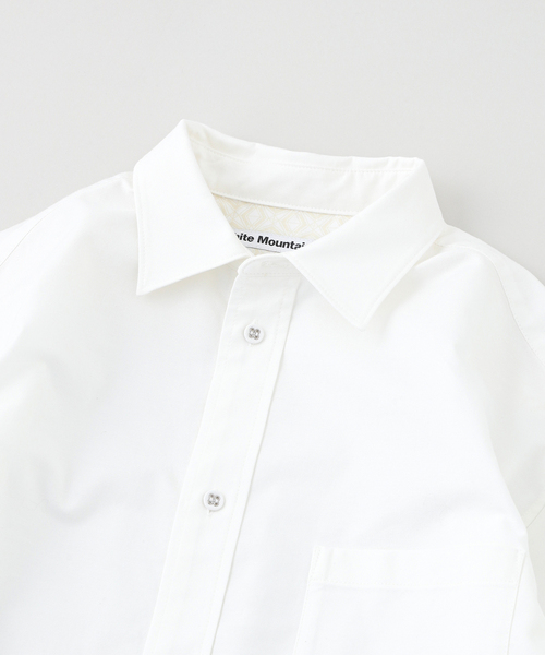 WHITE MOUNTAINEERING（ホワイトマウンテニアリング）の「White Mountaineering WIDE GUSSET SLEEVE BOX STRIPE シャツ（シャツ/ブラウス・メンズ・ホワイト・2/1）」の3枚目の写真