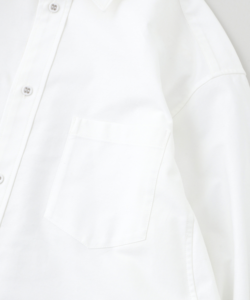 WHITE MOUNTAINEERING（ホワイトマウンテニアリング）の「White Mountaineering WIDE GUSSET SLEEVE BOX STRIPE シャツ（シャツ/ブラウス・メンズ・ホワイト・2/1）」の5枚目の写真