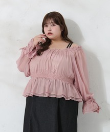 Louiosyルオシー　リボンブローチアンサンブル　大きいサイズ　 新品 大きいサイズ】リボンブローチアンサンブル（カーディガン