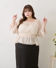Louiosyルオシー　リボンブローチアンサンブル　大きいサイズ　 新品 セール】Louiosy（ルオシー）のファッション通販 - ZOZOTOWN