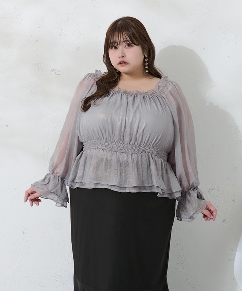未使用品❣️クリスチャンオジャール　シースルー　メッシュ長袖　サイズフリー Amazon.co.jp: メンズ メッシュ シースルー フラワー レース