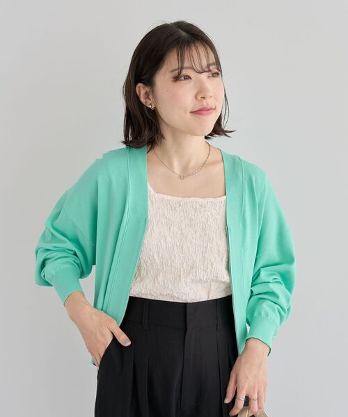 Green　Parks（グリーンパークス）の「表面感タンクトップ（タンクトップ・レディース・グリーン/アイボリー/ブラウン/ブラック・FREE）」の21枚目の写真