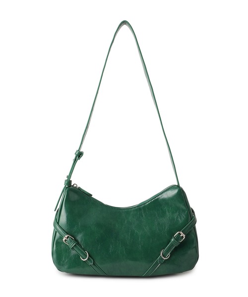 VIS（ビス）の「フロントベルトショルダーバッグ（ハンドバッグ・レディース・ブラック/ダークグリーン/シルバー・FREE）」の19枚目の写真