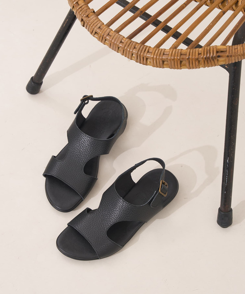 collex（コレックス）の「【ARTESANOS/アルティサノス】バックストラップサンダル（サンダル・レディース・ブラック/ダークブラウン・36/37/38）」の2枚目の写真