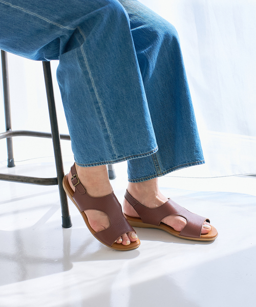 collex（コレックス）の「【ARTESANOS/アルティサノス】バックストラップサンダル（サンダル・レディース・ブラック/ダークブラウン・36/37/38）」の3枚目の写真