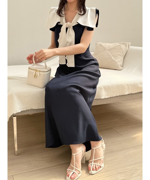 SNIDEL♡セーラースカーフワンピース 00サイズあり】セーラースカーフワンピース（ワンピース