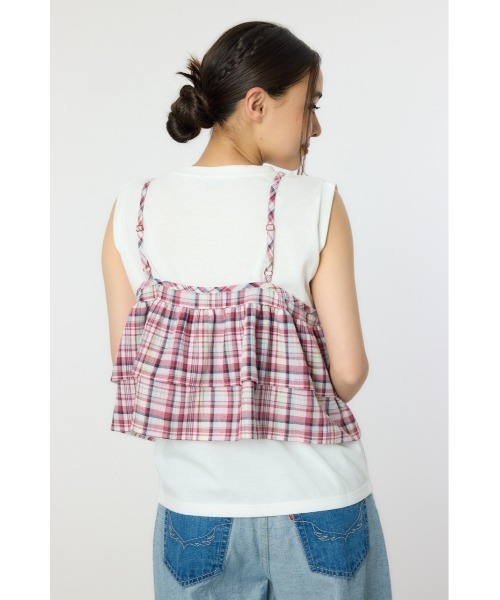 RODEO CROWNS WIDE BOWL（ロデオクラウンズワイドボウル）の「サマーチェックマルチウェイキャミソール（キャミソール・レディース・グリーン系その他/イエロー系その他/レッド系その他・FREE）」の20枚目の写真