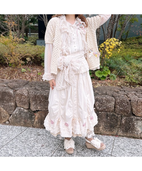 PINK HOUSE（ピンクハウス）の「ポルカドットチュール使いドロワーズ