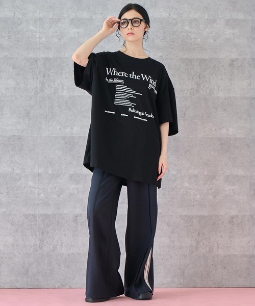 ANAP(アナップ)の「サイドライン ストレート スラックス パンツ(スラックス・レディース・グレー/ネイビー・S/M)」の21枚目の写真
