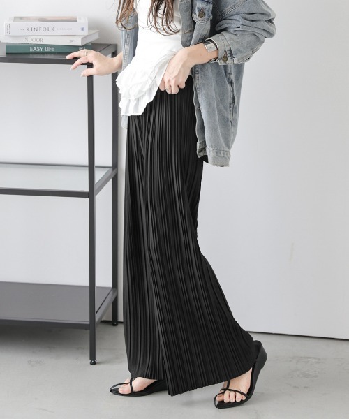 セール】プリーツパンツ（サロペット/オーバーオール）｜lesperance