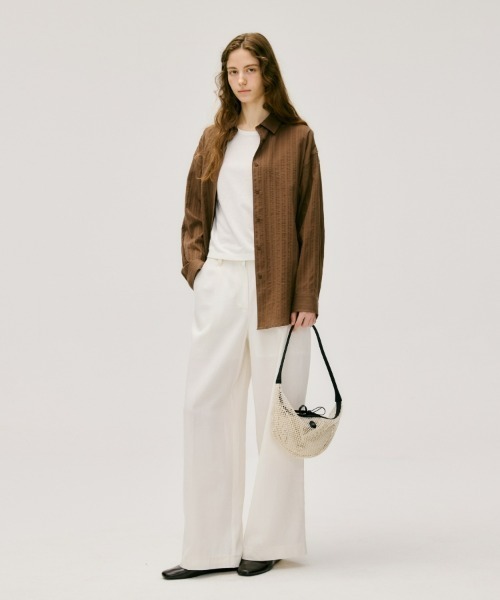 25SS新作★ショルダーバッグ【depound】AIRY NET BAG S★2色 airy net bag (shoulder) - (S)（ショルダーバッグ）｜depound