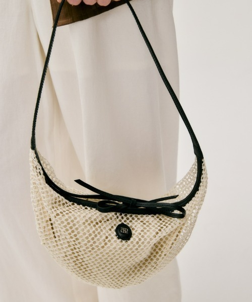airy net bag (shoulder) - (S)（ショルダーバッグ）｜depound