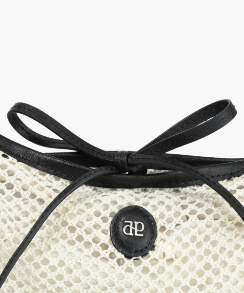 25SS新作★ショルダーバッグ【depound】AIRY NET BAG S★2色 airy net bag (shoulder) - (S)(ショルダーバッグ)|depound