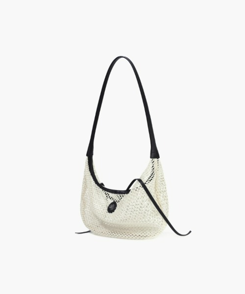 depound ♥ bay net bag (shoulder) S/追跡付 bay net bag (shoulder) - brown (L) – depound