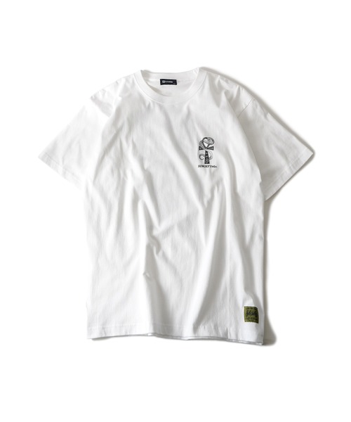 Subciety(サブサエティ)の「Ank tee(Tシャツ/カットソー・メンズ・ブラック×ゴールド/ブラック×ホワイト/ホワイト・XX-LARGE/X-LARGE/LARGE/MEDIUM/SMALL)」の4枚目の写真