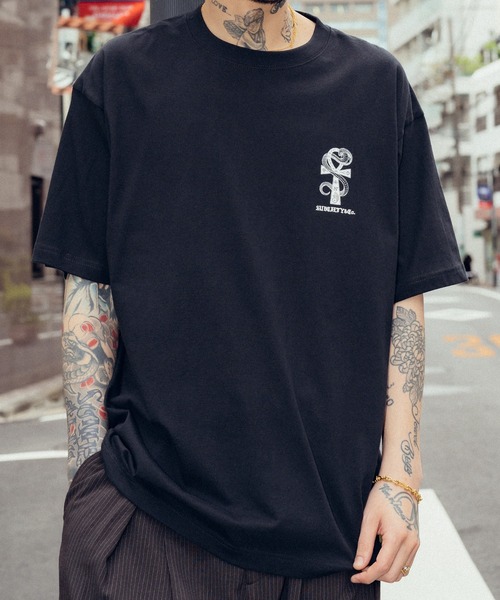 Subciety(サブサエティ)の「Ank tee(Tシャツ/カットソー・メンズ・ブラック×ゴールド/ブラック×ホワイト/ホワイト・XX-LARGE/X-LARGE/LARGE/MEDIUM/SMALL)」の9枚目の写真