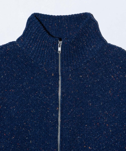 glamb（グラム）の「Nep Drivers Knit / ネップドライバーズニット（ニット/セーター・メンズ・ブラック/ブルー・M/L）」の12枚目の写真