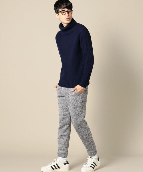 BEAUTY&YOUTH UNITED ARROWS(ビューティーアンドユースユナイテッドアローズ)の「BY ニットフリース テーパードパンツ◆(その他パンツ・メンズ・グレー/ネイビー/ブラック・MEDIUM/X-LARGE/SMALL/LARGE)」の12枚目の写真