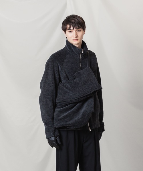 ATTACHMENT（アタッチメント）の「WO/ALPACA ボア ショルダーバッグ / WO/ALPACA BOA SHOULDER BAG（ショルダーバッグ・メンズ・オフホワイト/ダークグレー・ONE SIZE）」の14枚目の写真