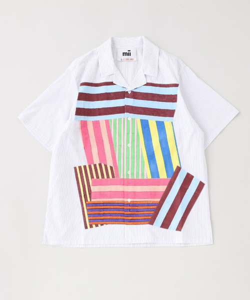 mii(ミー)の「mii (ミイ) パッチワーク ブロックプリント シャツ(シャツ/ブラウス・メンズ・その他・LARGE)」の1枚目の写真