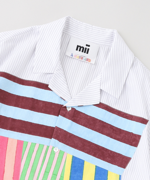 mii(ミー)の「mii (ミイ) パッチワーク ブロックプリント シャツ(シャツ/ブラウス・メンズ・その他・LARGE)」の3枚目の写真