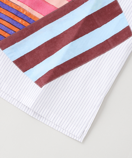 mii(ミー)の「mii (ミイ) パッチワーク ブロックプリント シャツ(シャツ/ブラウス・メンズ・その他・LARGE)」の6枚目の写真