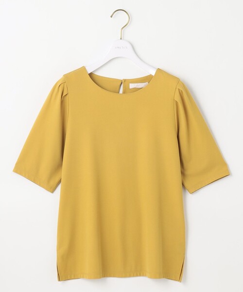 ANY SIS(エニィスィス)の「ハイストレッチスムースタックスリーブ カットソー(Tシャツ/カットソー・レディース・ダークグリーン系/ダークブラウン系/ネイビー系/ワイン系/アイボリー系/イエロー系・0)」の17枚目の写真