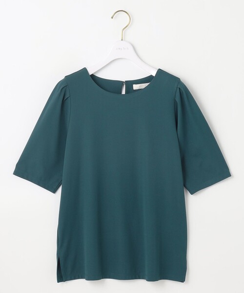 ANY SIS(エニィスィス)の「ハイストレッチスムースタックスリーブ カットソー(Tシャツ/カットソー・レディース・ダークグリーン系/ダークブラウン系/ネイビー系/ワイン系/アイボリー系/イエロー系・0)」の16枚目の写真
