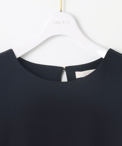 ANY SIS(エニィスィス)の「ハイストレッチスムースタックスリーブ カットソー(Tシャツ/カットソー・レディース・ダークグリーン系/ダークブラウン系/ネイビー系/ワイン系/アイボリー系/イエロー系・0)」の11枚目の写真
