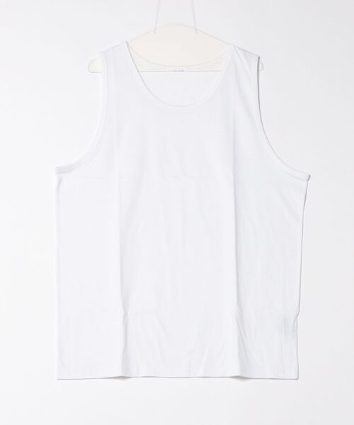 a.p.o.v.(エーピーオービー)の「a.p.o.v. オーバーサイズUネックコットンタンクトップ(タンクトップ・メンズ・ブラック/ホワイト/グレー・ONESIZE)」の10枚目の写真