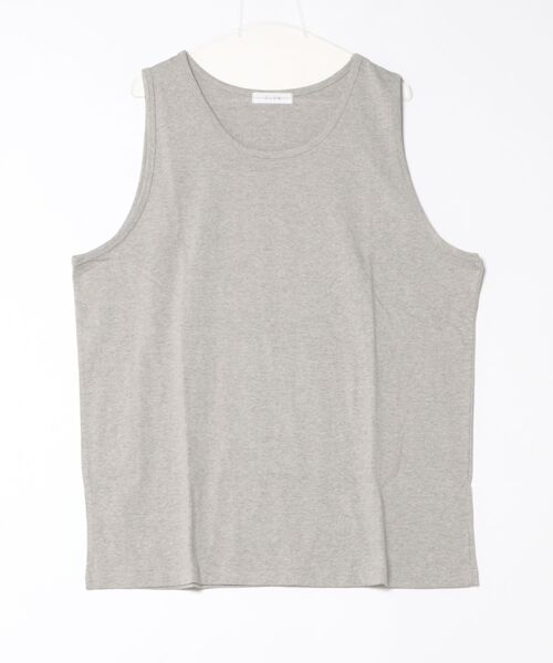 a.p.o.v.(エーピーオービー)の「a.p.o.v. オーバーサイズUネックコットンタンクトップ(タンクトップ・メンズ・ブラック/ホワイト/グレー・ONESIZE)」の8枚目の写真