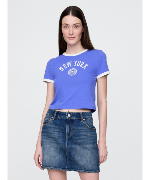 ロゴアップリケガーメントダイコットンジャージーTシャツ Garment Dyed Tee | COZEMDIA オリジナルTシャツ シルク