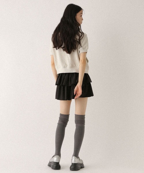 Heather(ヘザー)の「ダブルZIPフーディ 497312(パーカー・レディース・グレー系その他/グレー/スミクロ/オートミール・FREE)」の12枚目の写真