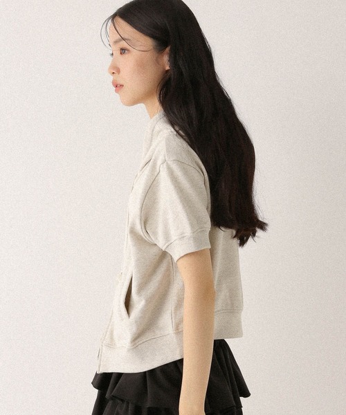 Heather(ヘザー)の「ダブルZIPフーディ 497312(パーカー・レディース・グレー系その他/グレー/スミクロ/オートミール・FREE)」の14枚目の写真